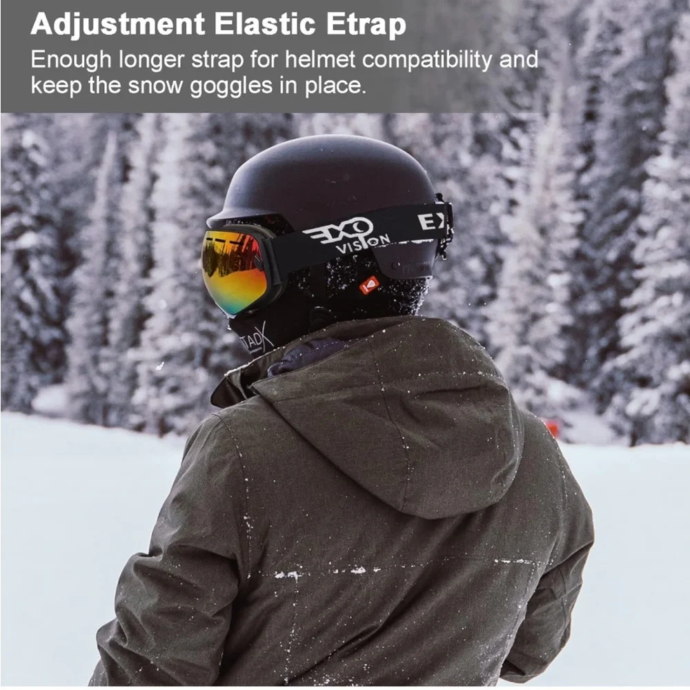 Anti-fog Snowboard Ski Goggles Women